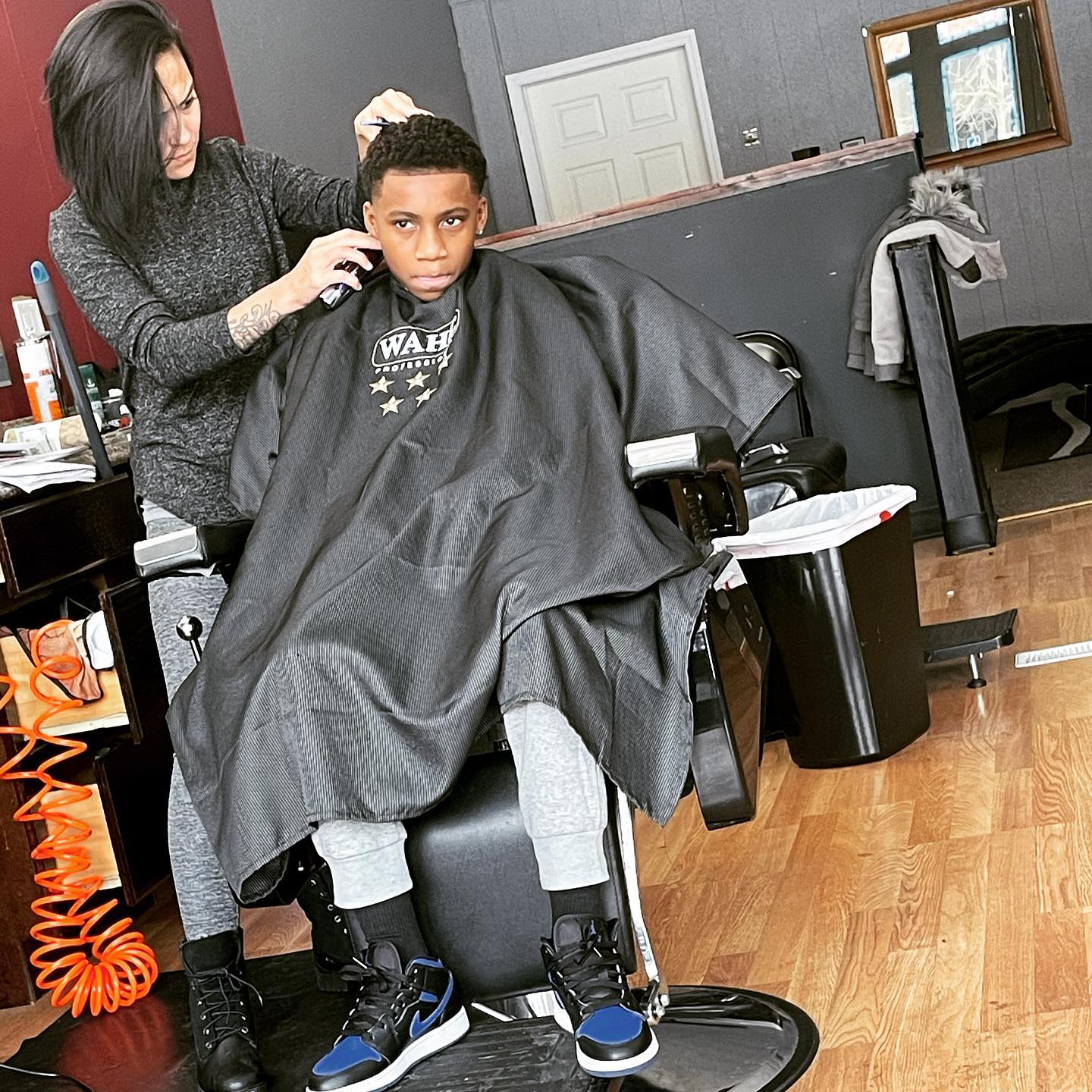 Kids haircut at Beyond Faded