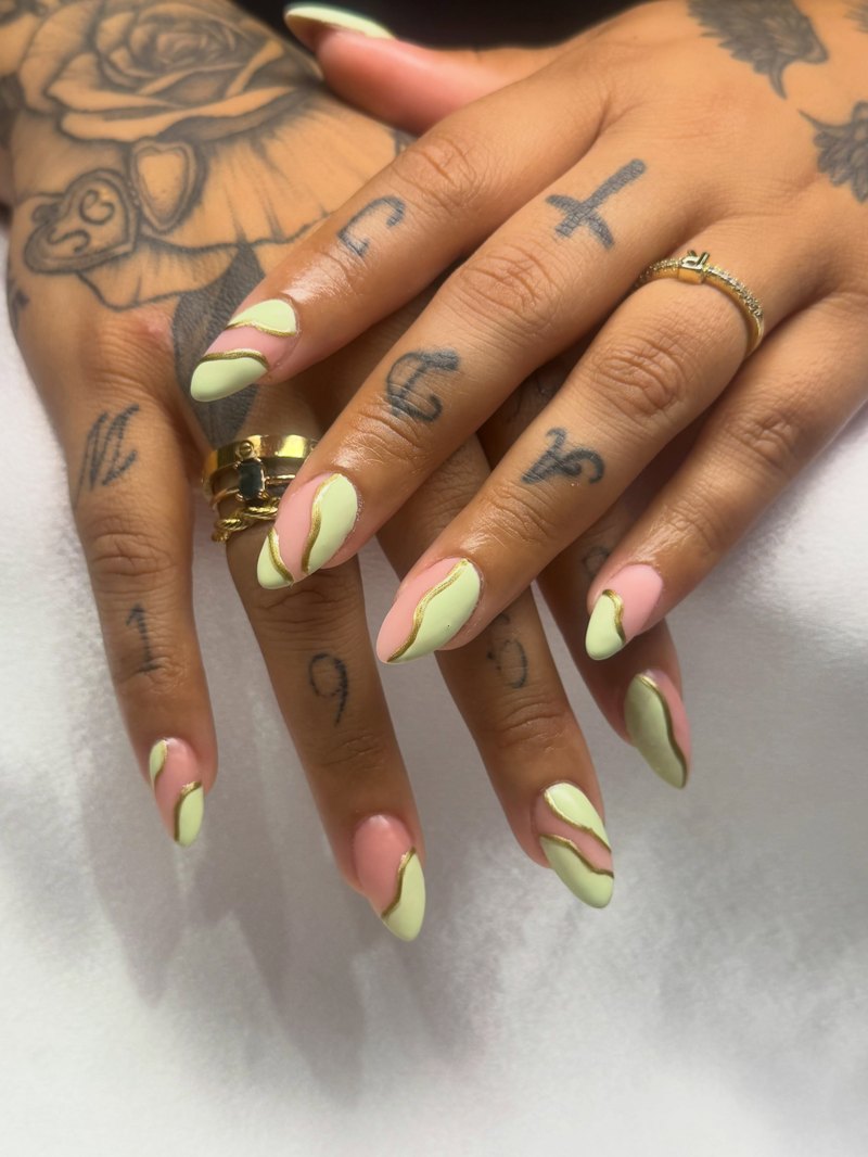 French tip nails by Nevaeh
